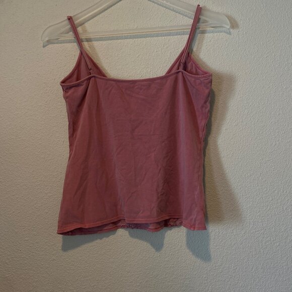 Compocision Pink Y2K Cami Tank Top Medium Embellished Boho Retro - Picture 4 of 4